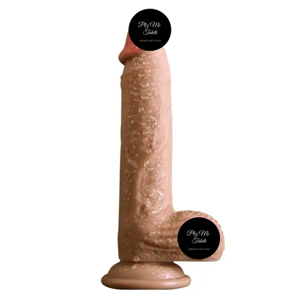 Gode ventouse marron XL