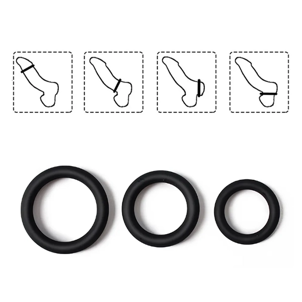 Lot de 3 Cockrings – Image 3