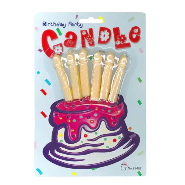Bougie Pénis Pack de 6