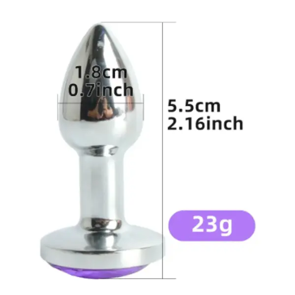 Plug Anal Acier Taille XXS – Image 3